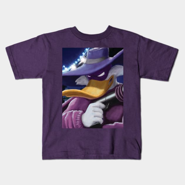 Darkwing Duck Kids T-Shirt by Zazhiga1ka